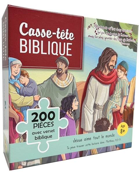 Bible en caisse-têtes 6 en 1 - L'amour de Jésus main image 0