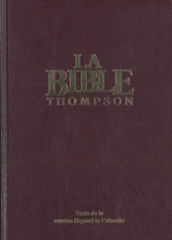 Charger l'image dans la galerie, Bible d'étude Thompson version Colombe - Couverture rigide grenat avec onglets