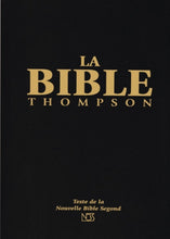 Charger l'image dans la galerie, Bible d'étude Thompson version NBS - Couverture souple noir avec tranche or et  onglets