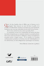 Load image into Gallery viewer, Matthieu 5-7 Le sermon sur la montagne - Commentaire biblique