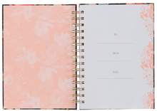 Load image into Gallery viewer, Spiral Journal - Hope and a Future - Midnight Botanica