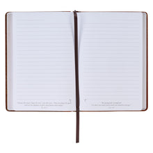 Charger l'image dans la galerie, Stand Firm Two-tone Brown Faux Leather Classic Journal - 1 Corinthians 16:13