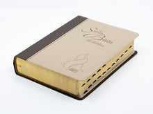 Load image into Gallery viewer, Louis Segond Bible Geneva Edition commentaries by John MacArthur - Soft brown & beige