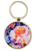 Charger l'image dans la galerie, Keychain - Sweet Friendship Watercolor Garden Metal