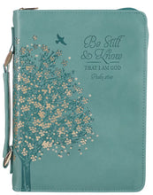 Charger l'image dans la galerie, Bible Cover - MEDIUM -  Teal, Faux Leather