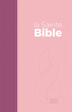 Charger l'image dans la galerie, Bible NEG compacte Couverture souple toile duo rose et violet