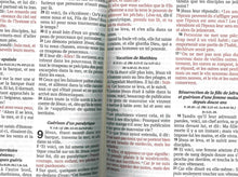 Charger l'image dans la galerie, La Bible Louis Segond 1910 – Gros caractères, avec onglets et paroles de Jésus en rouge