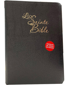 Bible in large print, tabs and words of Jesus in red - Louis Segond 1910
