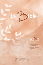 Load image into Gallery viewer, Bible Segond 21 Large Print Rigid Illustrated with flowers