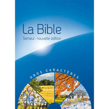 Load image into Gallery viewer, Sower Bible - Large Print Rigid Blue