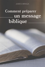 Charger l'image dans la galerie, Comment préparer un message biblique