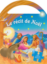 Charger l'image dans la galerie, Le récit de Noël avec 4 petits puzzles