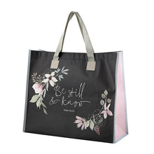 Load image into Gallery viewer, Be still and know - Laminated Tote
