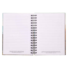 Load image into Gallery viewer, Be Strong and Courageous Wirebound Journal with Elastic Closure