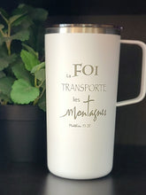Charger l'image dans la galerie, Tasse de voyage - La foi transport les montagnes