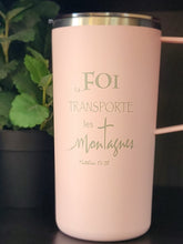 Charger l'image dans la galerie, Tasse de voyage - La foi transport les montagnes