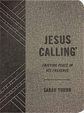 Load image into Gallery viewer, Jesus Calling - textured gray leathersoft