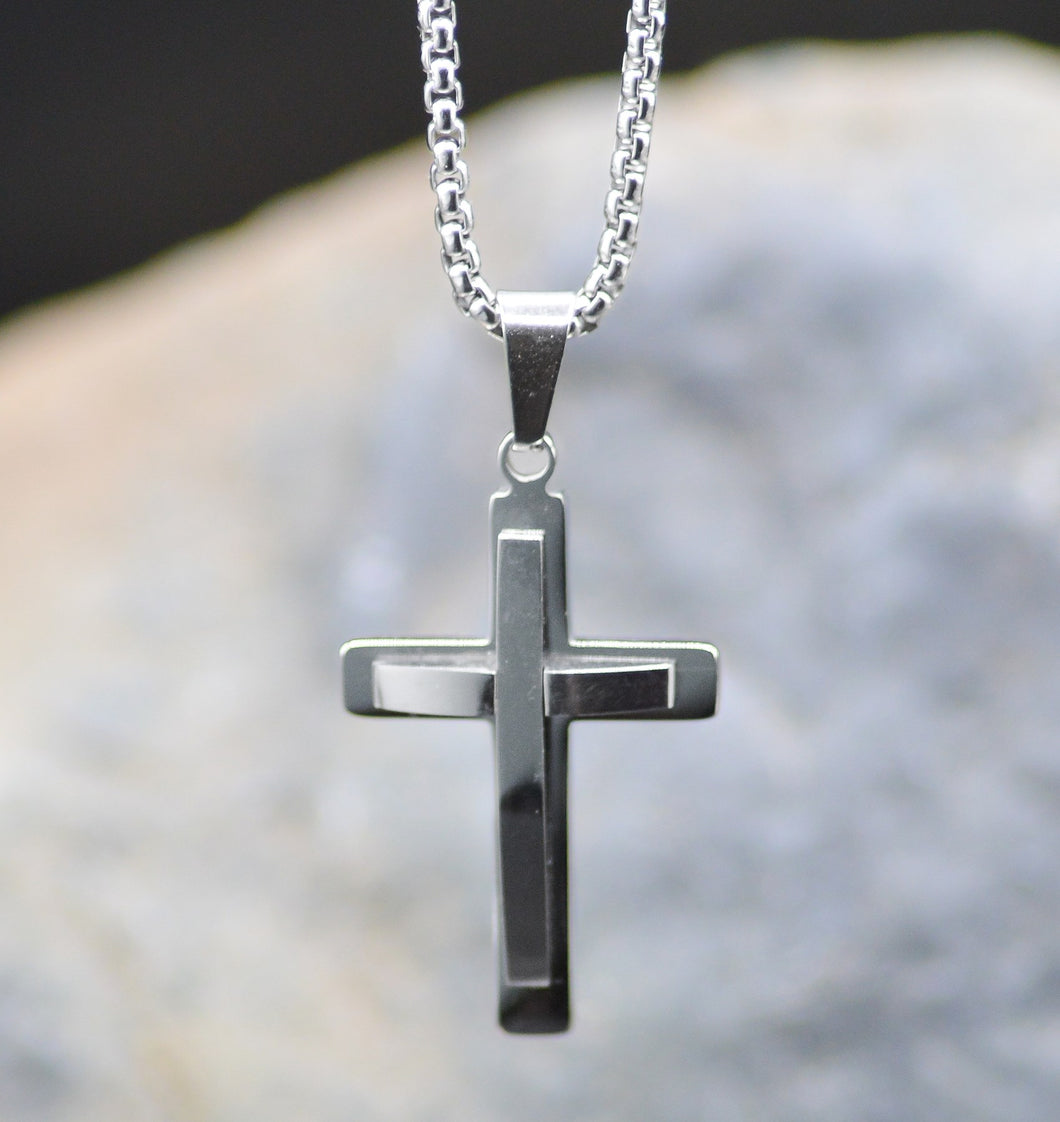 Pendentif croix - Argent