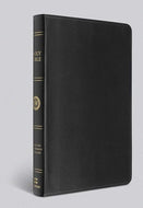 ESV Thinline Bible - Red Letter (Bonded Leather, Black)