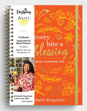 Charger l&#39;image dans la galerie, Every Bite a Blessing: Meal Planning Tips - Undated 12-Month Inspirational Meal Planner
