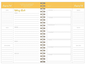 Every Bite a Blessing: Meal Planning Tips - Undated 12-Month Inspirational Meal Planner