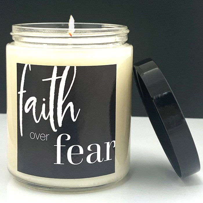 Candle - Faith Over Fear (Passion Fruit & Peony) 8oz