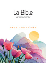 Load image into Gallery viewer, Bible Semeur - Gros caractères textile blanche
