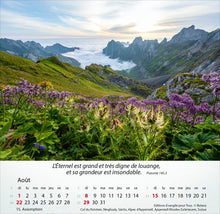 Charger l'image dans la galerie, Calendrier de bureau - Montagnes 2027
