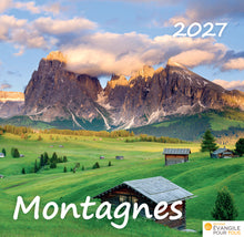 Charger l'image dans la galerie, Calendrier de bureau - Montagnes 2027
