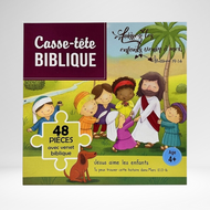 Bible Puzzle - Jesus Loves Children