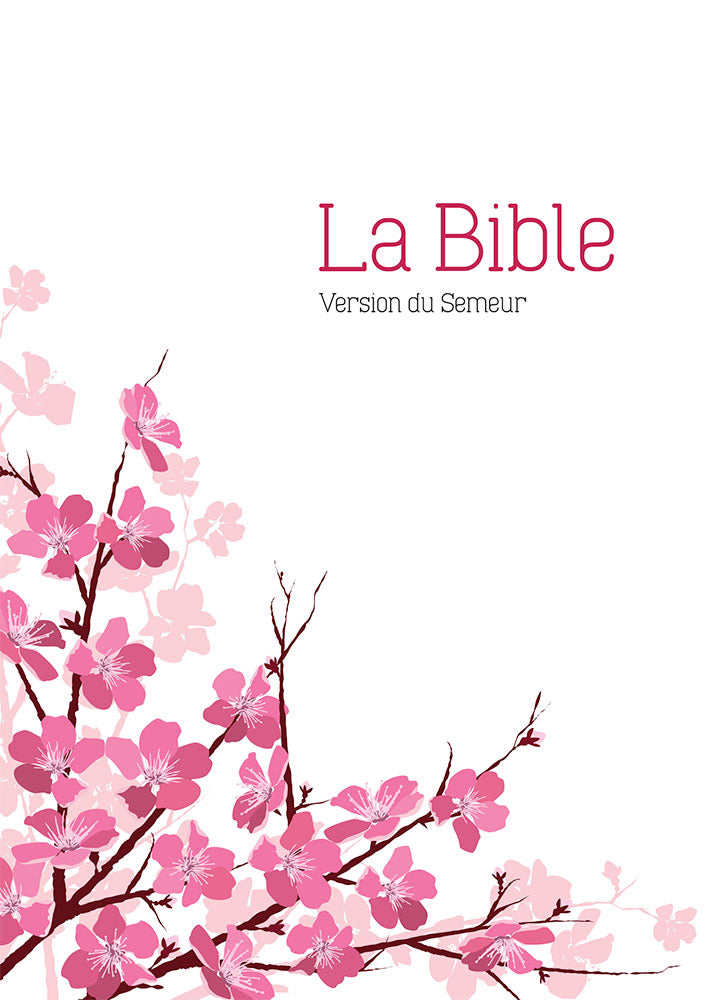 Bible Semeur  - Compacte Fleur d'amandier tranche blanche