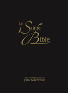 Bible Louis Segond Édition de Genève commentaires de John MacArthur -souple noir