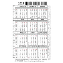 Load image into Gallery viewer, Calendrier portefeuille 2025 - Mon cœur se réjouit - PAYSAGE
