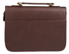 Charger l&#39;image dans la galerie, Bible Cover - LARGE - Two-tone Toffee and Chocolate Brown, Faux Leather
