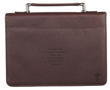 Charger l&#39;image dans la galerie, Bible Cover - X-LARGE - Walnut Brown, Faux Leather
