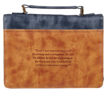 Charger l&#39;image dans la galerie, Bible Cover - MEDIUM - Butterscotch and Navy
