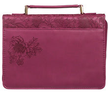 Charger l&#39;image dans la galerie, Bible Cover - LARGE - Ruby Red, Faux Leather
