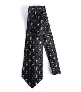 Tie Polyester – Floating Crosses
