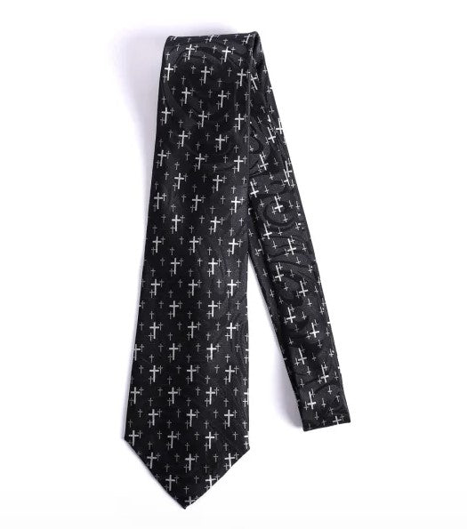 Tie Polyester – Floating Crosses