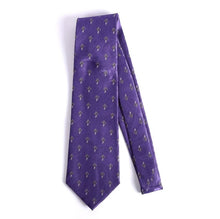 Charger l&#39;image dans la galerie, Tie Polyester – Purple Cross
