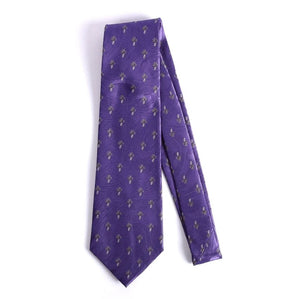 Tie Polyester – Purple Cross