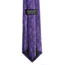 Charger l&#39;image dans la galerie, Tie Polyester – Purple Cross
