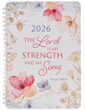 Charger l&#39;image dans la galerie, 2026 - 12 Month Weekly Planner - The Lord is My Strength
