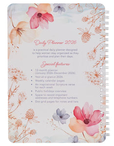 2026 - 12 Month Weekly Planner - The Lord is My Strength