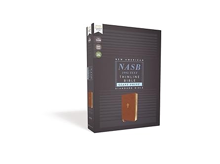 NASB - Thinline Giant Print Bible (Brown)