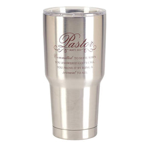 TUMBLER-PASTOR 30 OZ STAINLESS STEEL