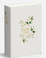 Segond 21 Bible - Journal - softcover, white canvas with gold motifs