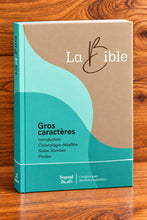Charger l'image dans la galerie, Bible Segond 21 – Gros caractères, couverture rigide illustrée bleue
