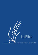 Bible Semeur - pocket format with zip Soft blue Vivalla cover and white edge Bound