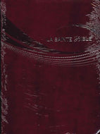 Bible Louis Segond 1910 - Medium character Burgundy soft without tab